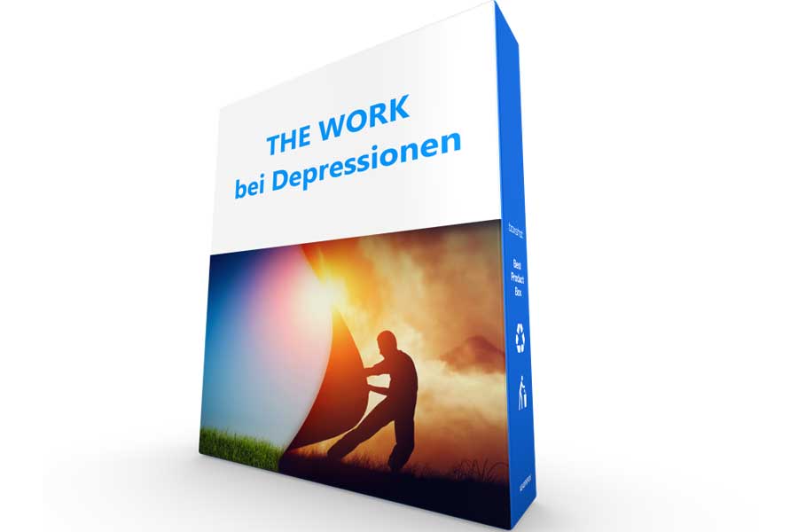 Kann man The Work auch auf Depressionen anwenden? In diesem Online-Kurs zeige ich Dir, wie es geht.